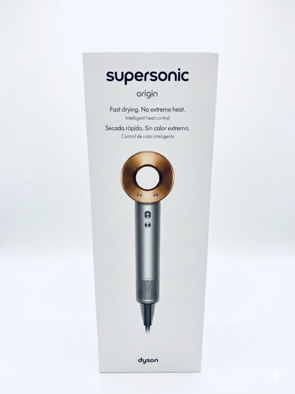 NIB Dyson Supersonic Hair Dryer - Silver and Copper Accent